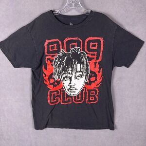 Juice WRLD 999 Club Shirt Mens Large Black Graphic Tee Rap Music Hip Hop RIP